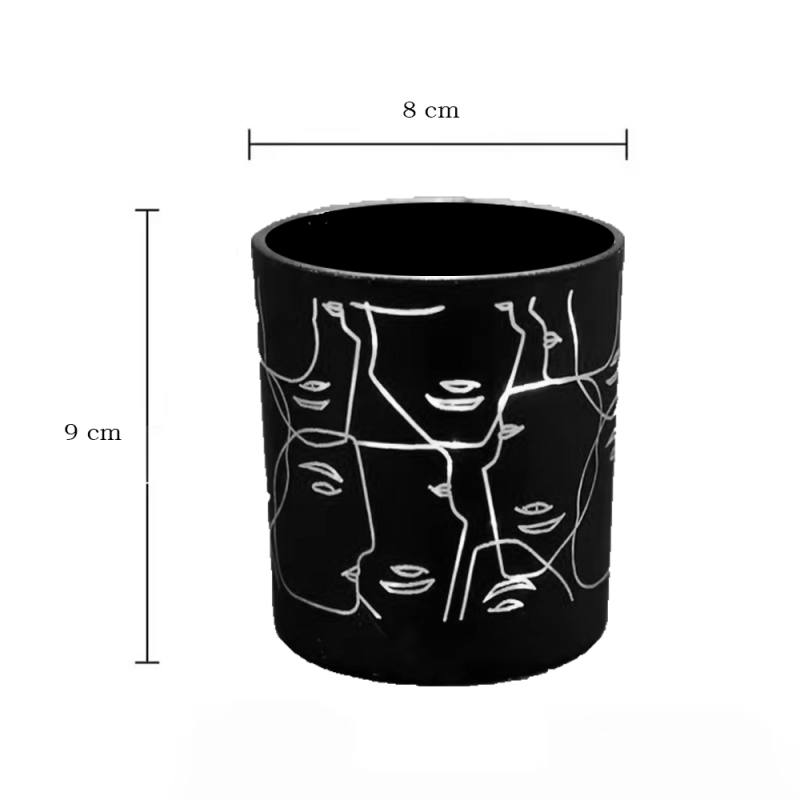 Βάζο για Κερί Μοίρες 300 ml