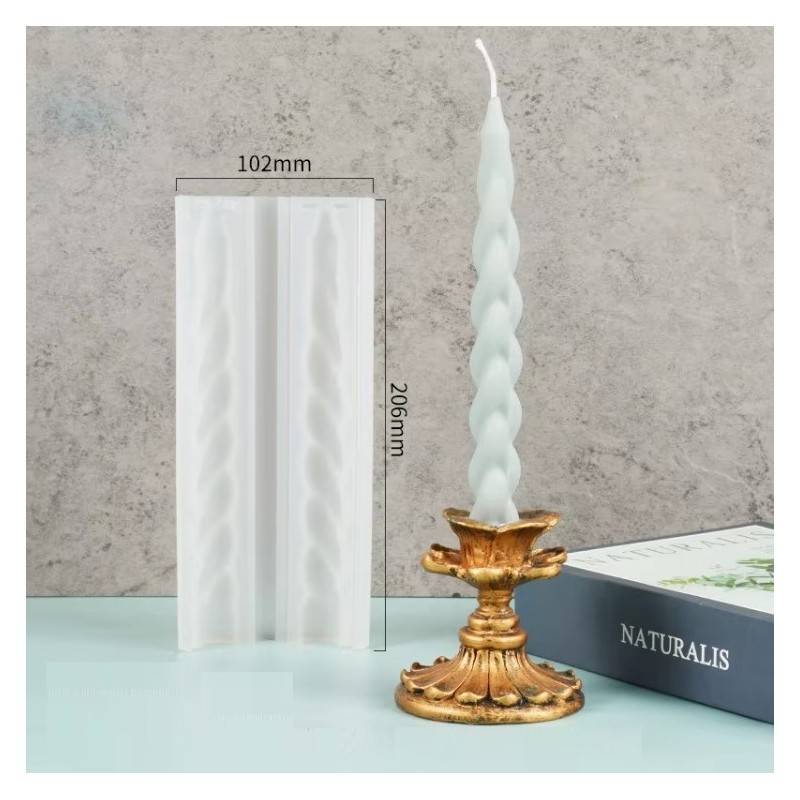 Καλούπι Σιλικόνης Λαμπάδα Πλεξούδα