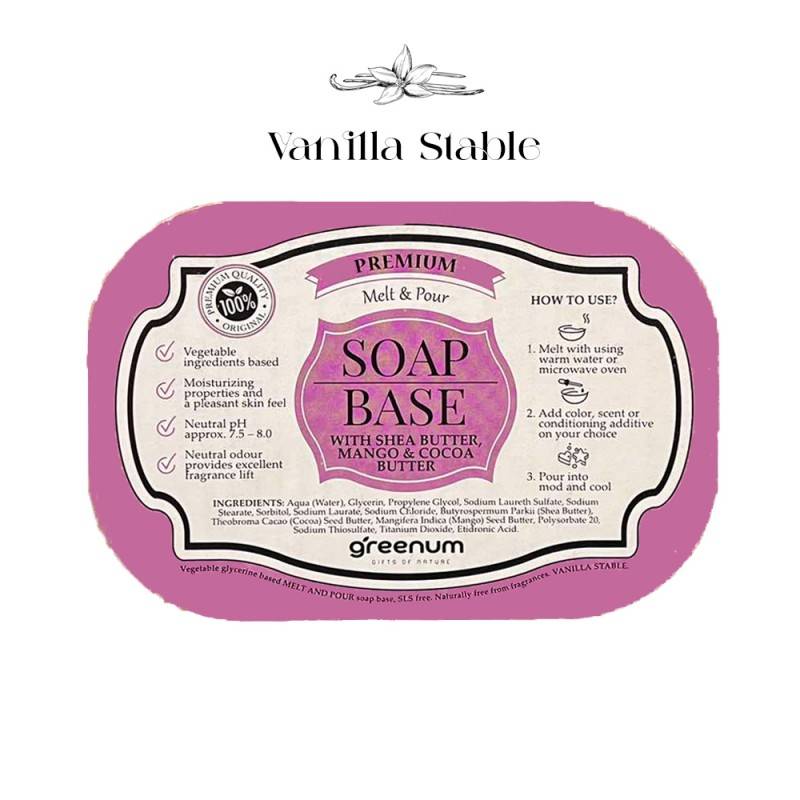 Σαπουνόμαζα Greenum Shea Butter, Mango, Cocoa Butter