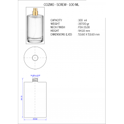 Cozmo 100 ml Σπρέι Iron Gold Καπάκι