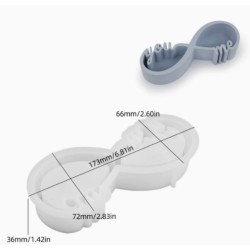 Silicone Mold for Candle jars You and Me