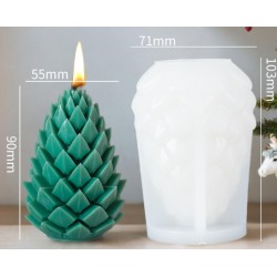 Καλούπι Σιλικόνης Κουκουνάρι Μονό