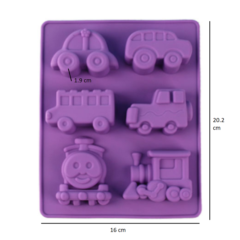 Καλούπι σιλικόνης Τόμας το Τραινάκι