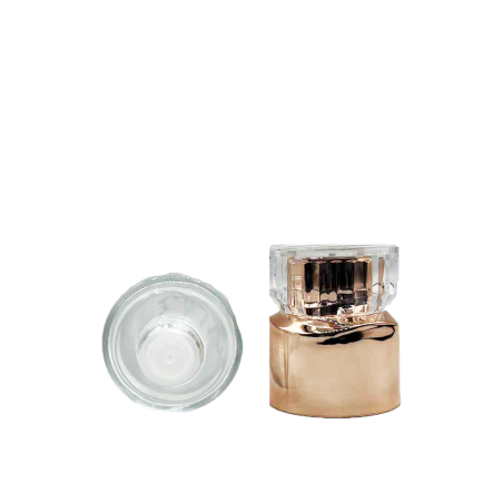 Rose Glass Lotion Bottle 100ml