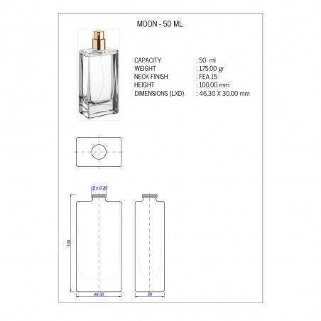 Moon 50 ml Χρυσό Σπρέι Gold Rosa Καπάκι