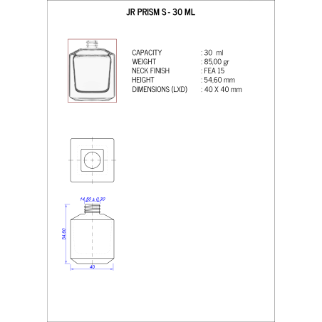 Prism 30 ml Σπρέι Showy Καπάκι