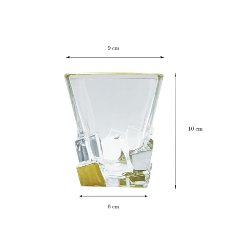 copy of Βάζο Για Κερί Λευκό με Χρυσό Εσωτερικό 250 ml