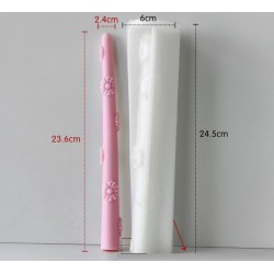 copy of Καλούπι Σιλικόνης Λαμπάδα Σχοινί