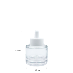 copy of Angelo Glass Bottle Black Dropper 50ml