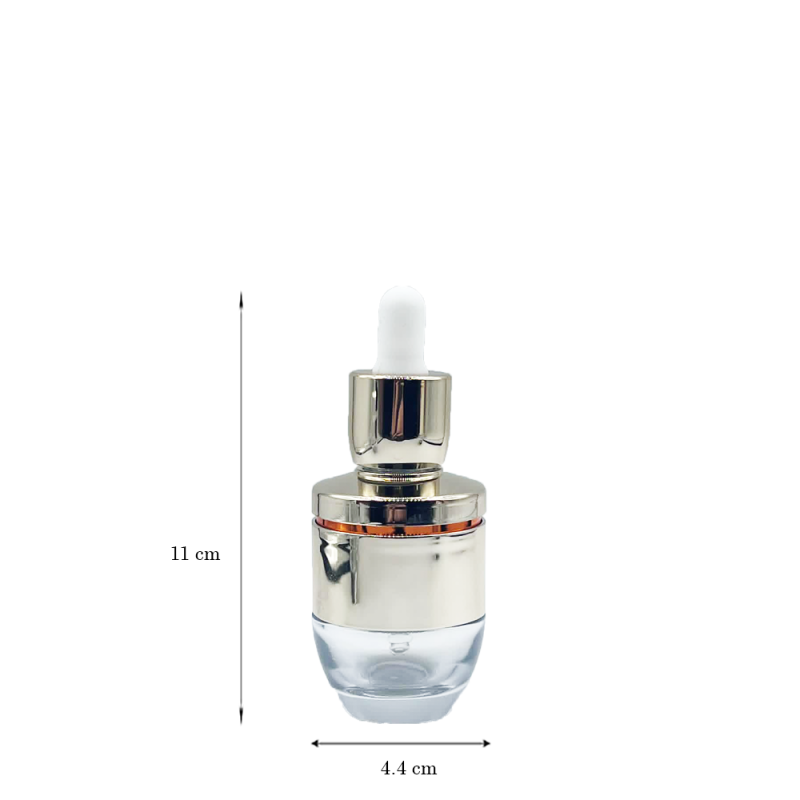 Jolene Glass Bottle Gold Dropper 30ml