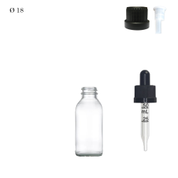 copy of Pharmaceutical glass vial F18 Brown 10 ml
