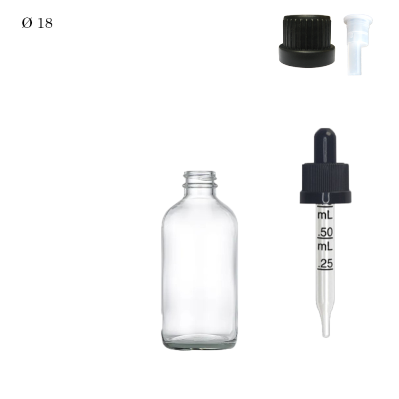 copy of Pharmaceutical glass vial F18 Brown 20 ml