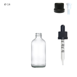 copy of Pharmaceutical glass vial F18 Brown 20 ml