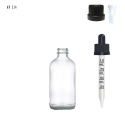copy of Pharmaceutical glass vial F18 Brown 30 ml