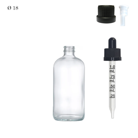 copy of Φαρμακευτική Φιάλη Φ18 Καφέ 50 ml