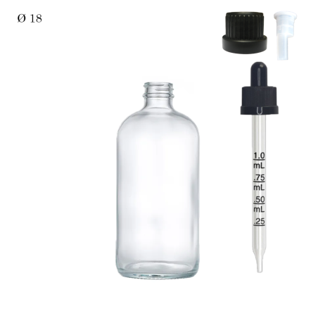 copy of Φαρμακευτική Φιάλη Φ18 Καφέ 100 ml