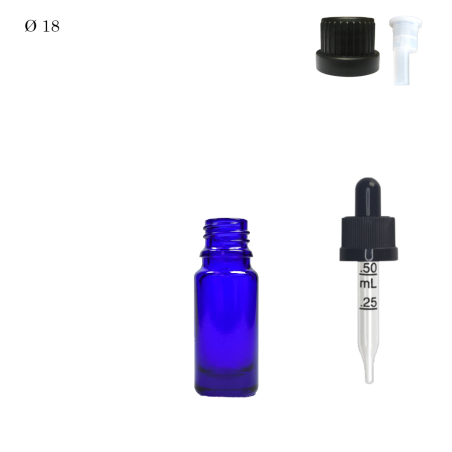copy of Pharmaceutical glass vial F18 Brown 10 ml
