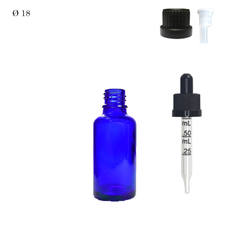 copy of Pharmaceutical glass vial F18 Brown 30 ml