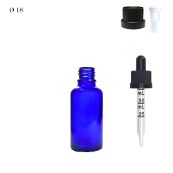 copy of Pharmaceutical glass vial F18 Brown 30 ml