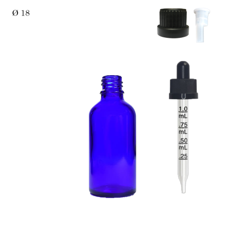 copy of Pharmaceutical glass vial F18 Brown 50 ml