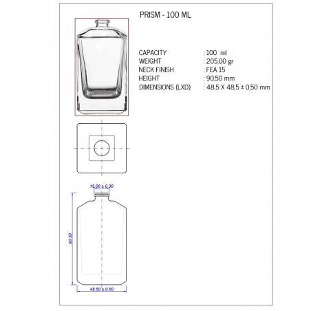 Prism 100 ml Χρυσό Σπρέι Gold Bello Καπάκι