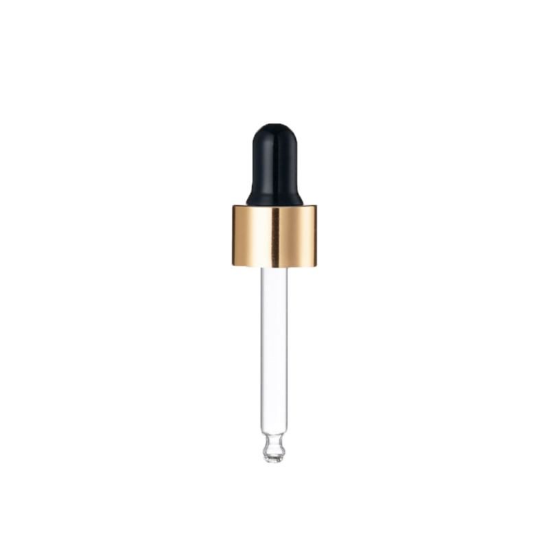 Pipette Black Silver / Gold F18 Ball Finish Rubber