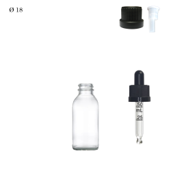Φαρμακευτική Φιάλη Φ18 Διάφανη 10 ml