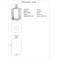 Prism 100 ml Σπρέι Amor Silver Καπάκι