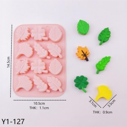 Καλούπι Σιλικόνης Διακοσμητικά Φύλλα Wax Melts