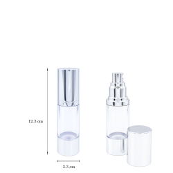 copy of Shiny Airless Transparent W Gold Cap 30 ml