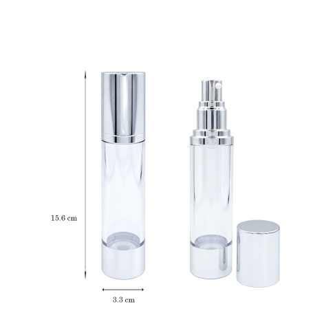 copy of Shiny Airless Transparent W Gold Cap 50 ml