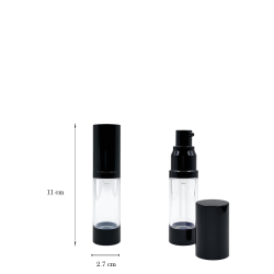 copy of Airless Shiny Διάφανο Ασημί Καπάκι 16 ml