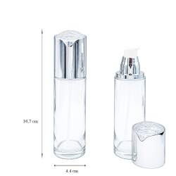 copy of Silver Rose Glass Bottle 100ml