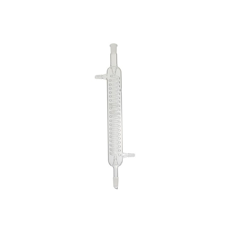 Condensatore Graham In Vetro Borosilicato 24/40 - Lunghezza 41cm Per Laboratorio Di Chimica
