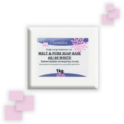 Σαπουνόμαζα Melt & Pour Λευκή (Non Sweat)