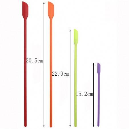 Silicone Spatula Set Long Handle