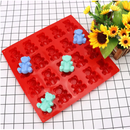 Καλούπι Σιλικόνης Διακοσμητικά Αρκουδάκια