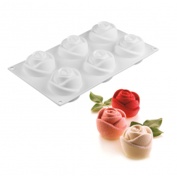 Καλούπι σιλικόνης White Rose