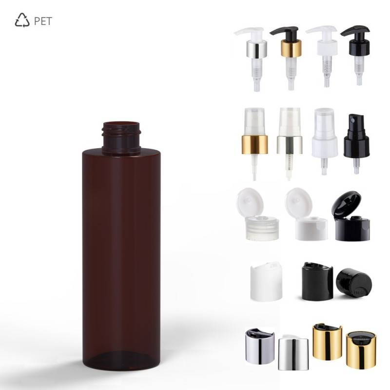 PET Φιαλίδια Πλαστικά Καραμελέ 200 Ml