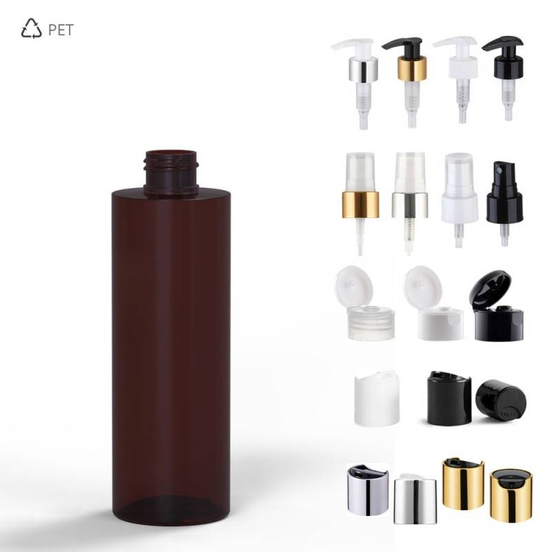 PET Φιαλίδια Πλαστικά Καφέ 250 Ml