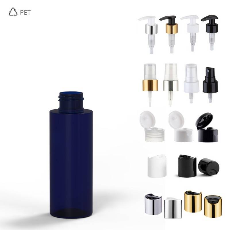 PET Φιαλίδια Πλαστικά Μπλε 100 Ml