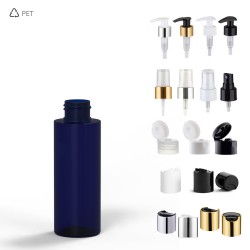 PET Φιαλίδια Πλαστικά Μπλε 100 Ml