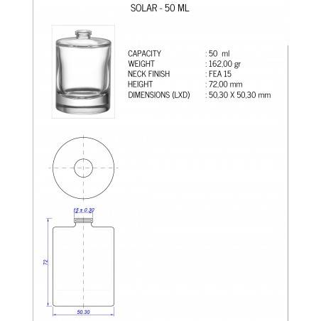 Solar 50 ml Spray Polo White Gold Cap