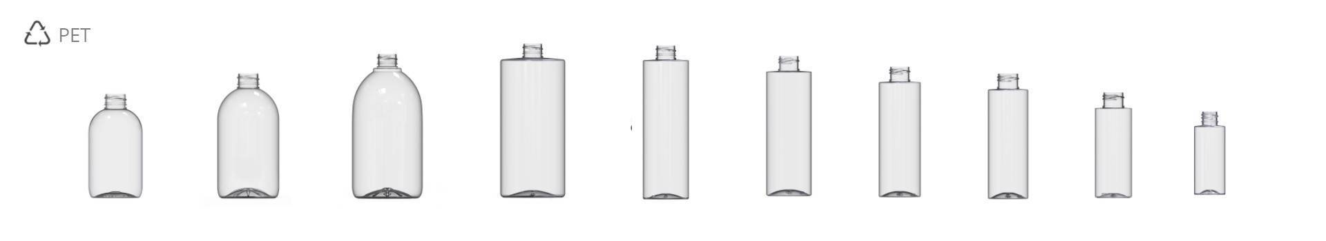 PET Πλαστικά Φιαλίδια Καλλυντικών